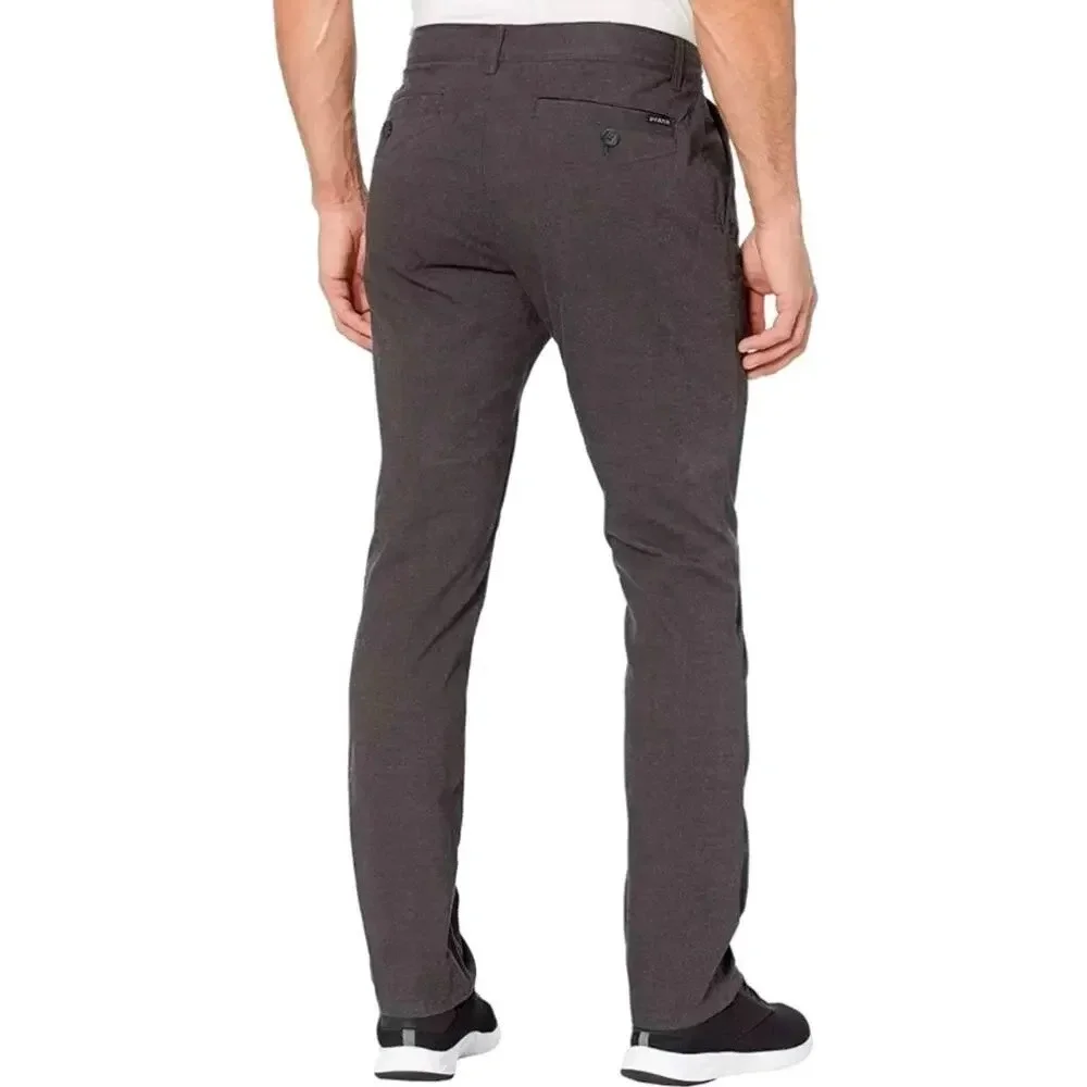 Prana Men’s McClee Chino Pants Straight Fit Gray Size 40